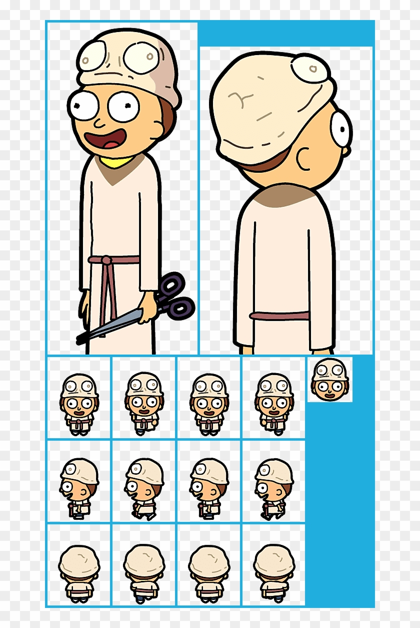 Rarest Mortys In Pocket Mortys Guide - Pocket Mortys Headism Morty Clipart