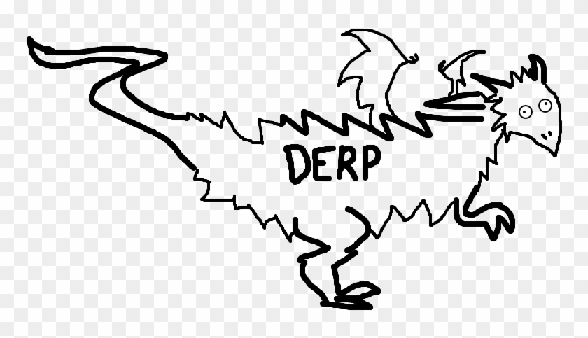 [drawing]derp Dragon - Illustration Clipart #5212417