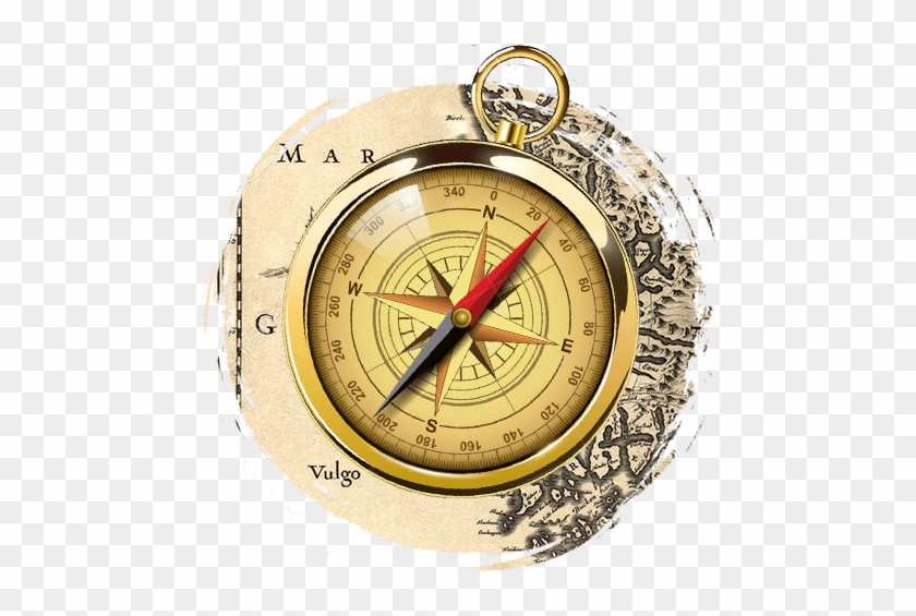 Old Map - Wall Clock Clipart
