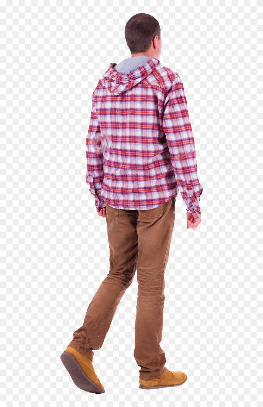 Person Standing Back View Transparent Clipart