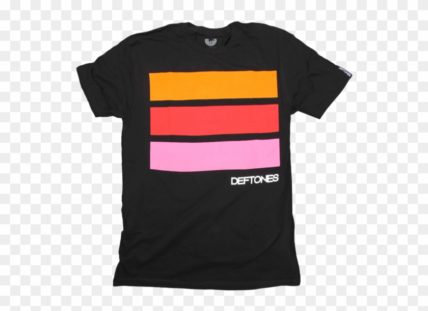Sunset Bars Black T-shirt - Deftones Clipart #5212763