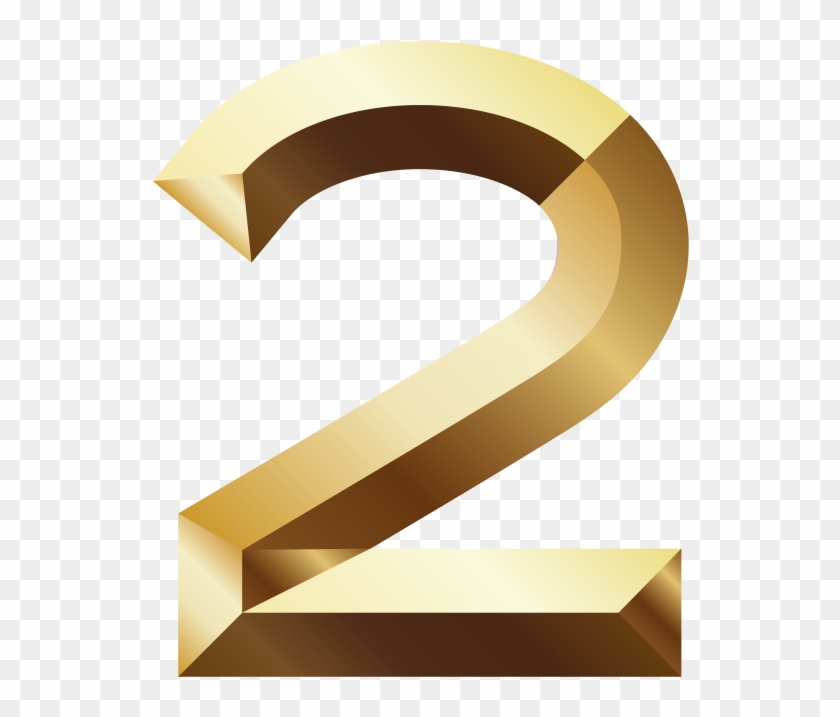 2 Golden Numbers - Graphic Design Clipart