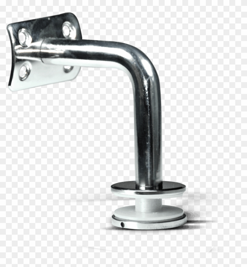 Glass To Pipe Bracket - Tap Clipart