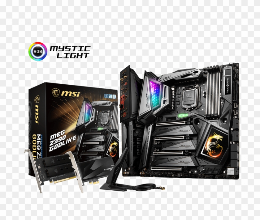 Intel Z390 Motherboards Meg Z390 Godlike - Msi Meg Z390 Godlike Clipart