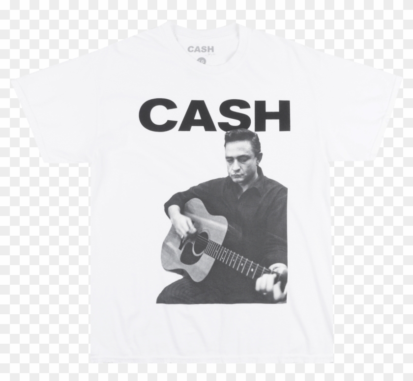 Johnny Cash Musician T-shirt White Rock N Roll Music - Johnny Cash Clipart #5213959