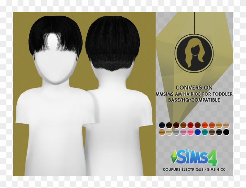 Mmsims Mf Hair 03 Toddler Conversion By Red Head Sims - Dear Evan Hansen Sims 4 Cc Clipart