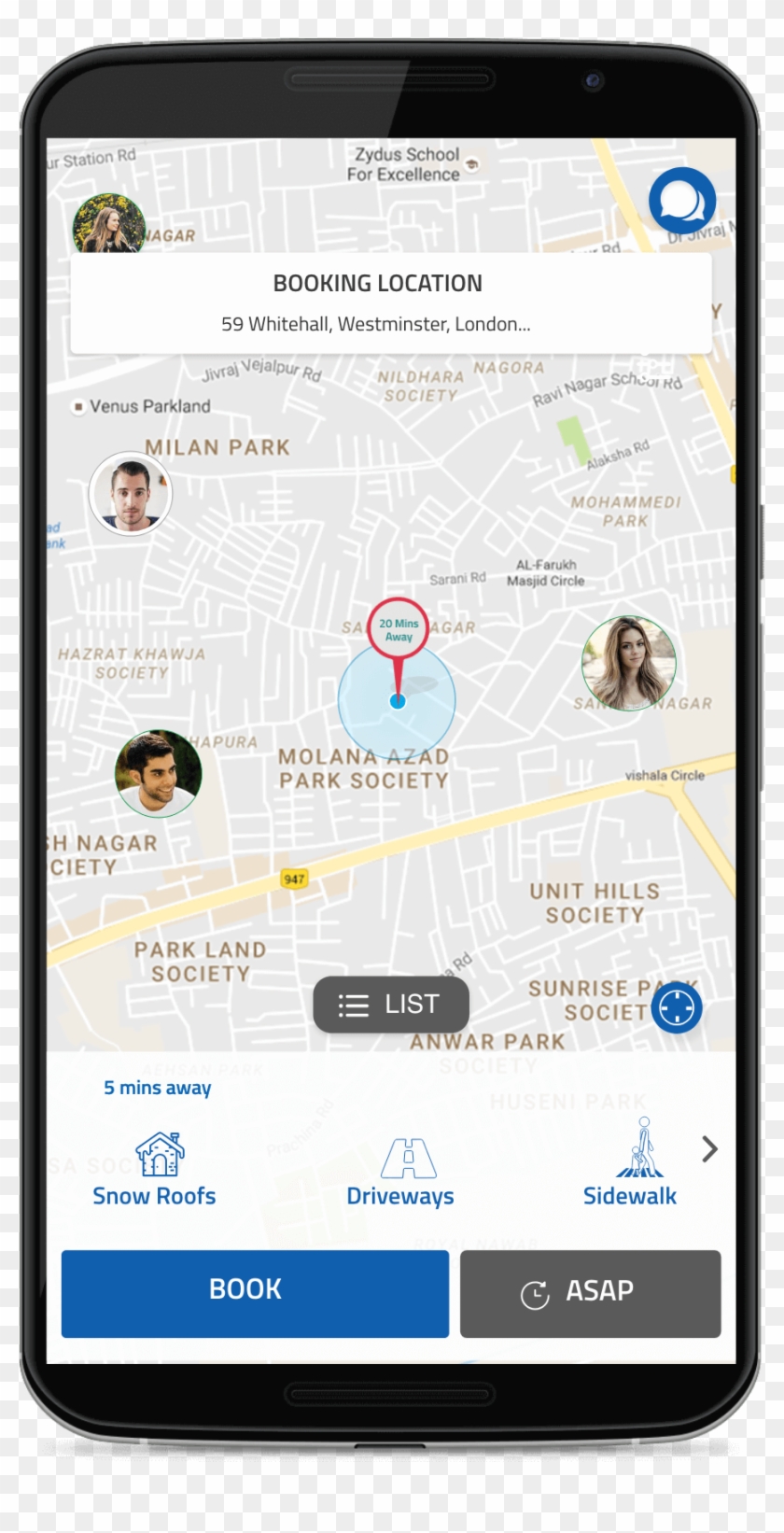 Snow Removal Services Near You - Google Home Sensibo Clipart