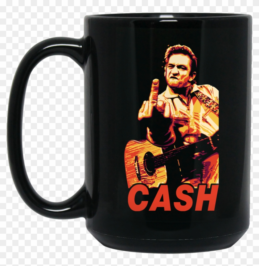 Johnny Cash Middle Finger Clipart #5214556
