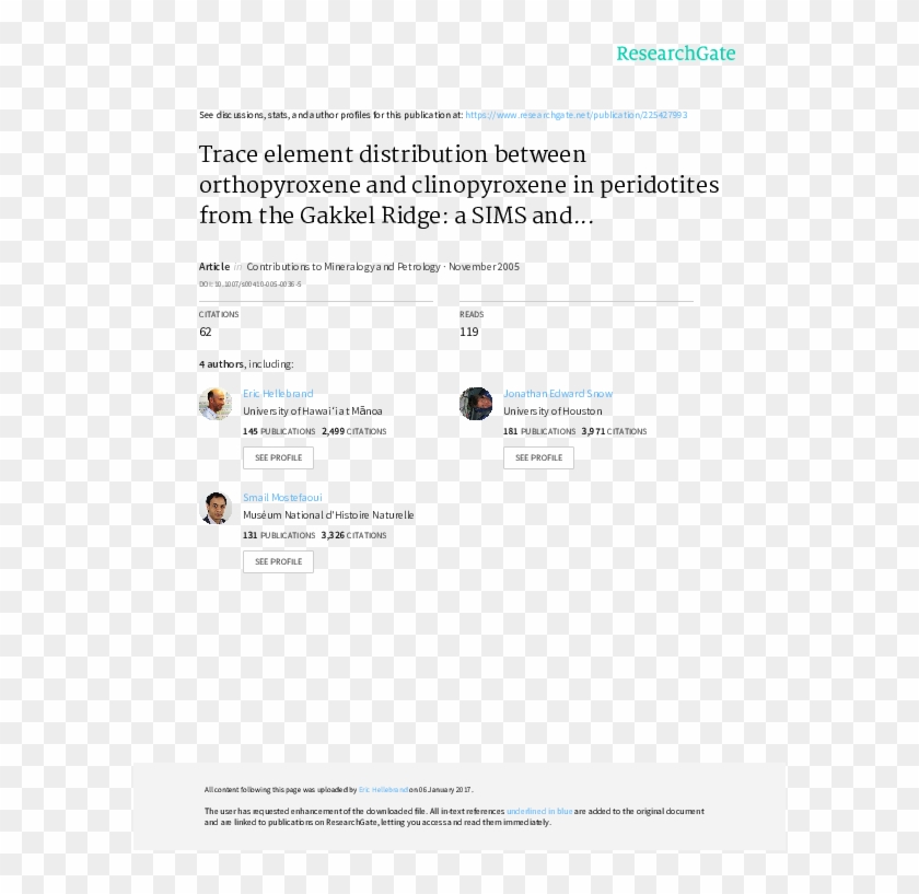 Trace Element Distribution Between Orthopyroxene And - Attachment Theory Susan H Franzblau Clipart #5214669