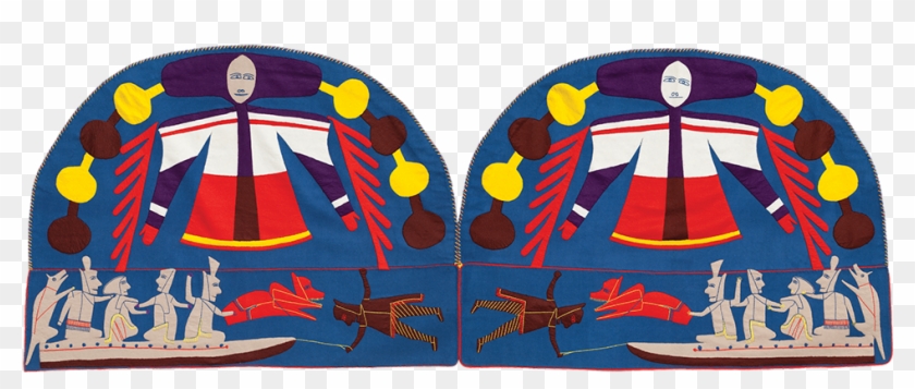 Felt Wallhanging, Untitled, By Jessie Oonark Inuit Clipart