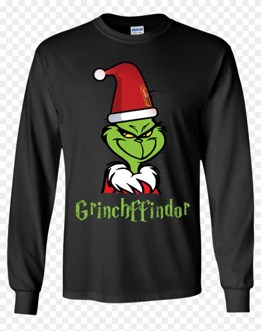 Grinchffindor Shirt, Grinch, Harry Potter Gryffindor - Gryffindor Grinch Gryffindor Shirt Clipart #5215651