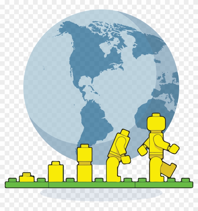 Legos Clipart Structure - World Map - Png Download #5215686