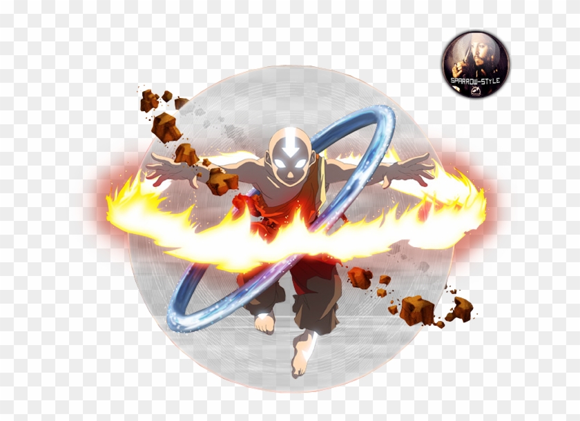 Avatar State Png - Avatar Aang 4 Elements Clipart #5215918