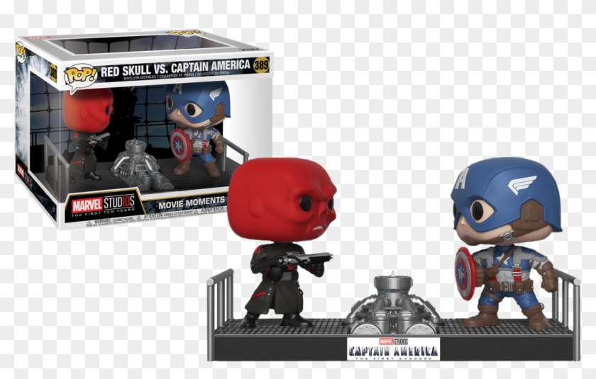Movie Moments Marvel Captain America Vs - Funko Pop Marvel Movie Moments Clipart