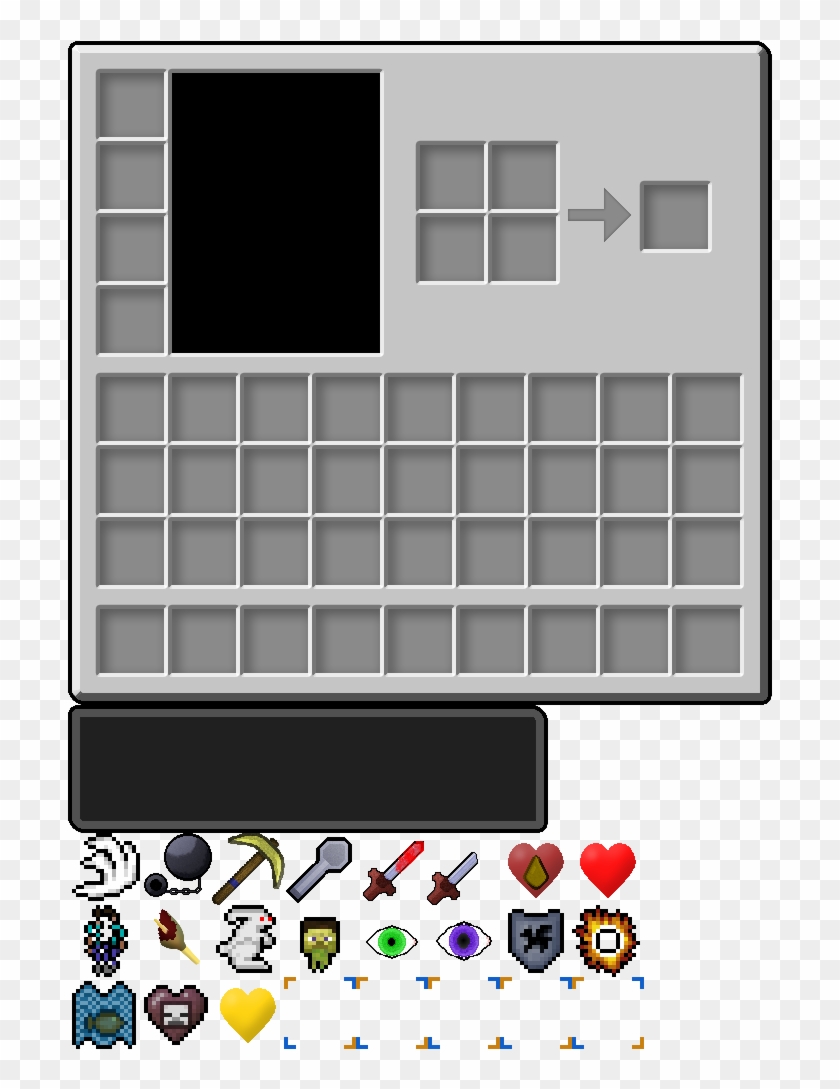 Minecraft Inventory Png Clipart