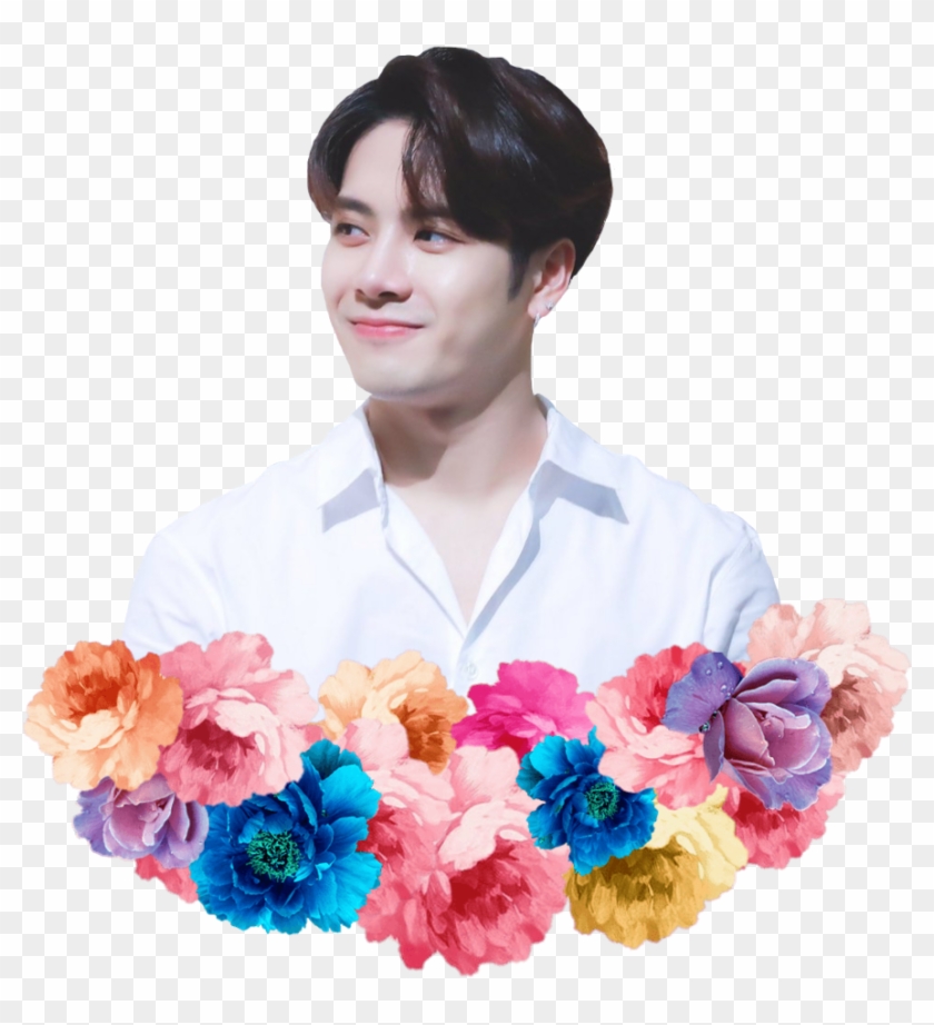 Flower Bunch Beach Towel , Png Download - Got7 Jackson Transparent Background Clipart #5216609