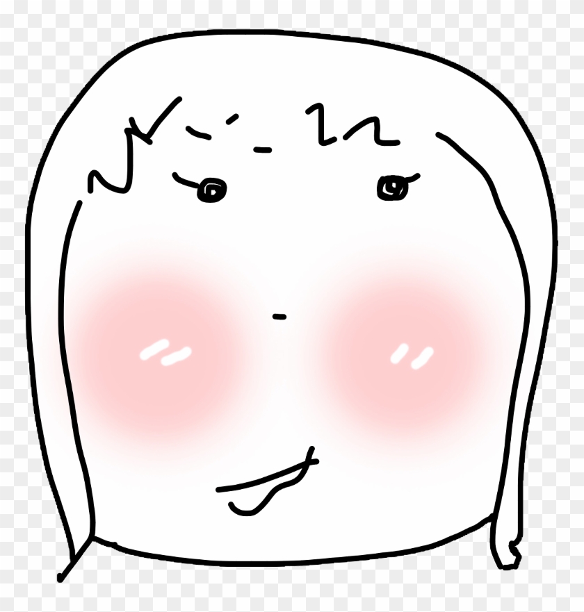 #girl #blush #white #wierd #face #man #cute #stupid Clipart #5216871