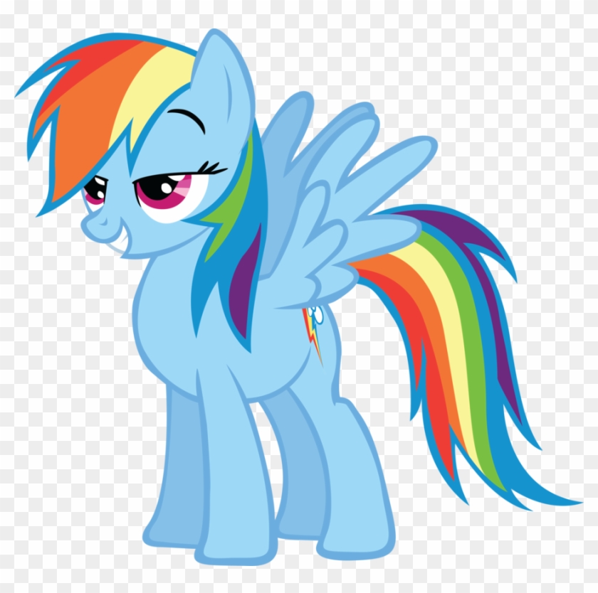 My Little Pony Birthday Png - Rainbow Dash Drawing Easy Clipart