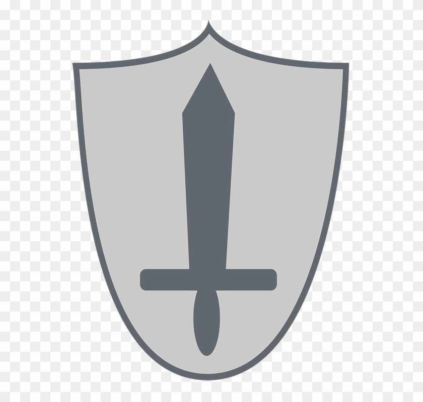 Sword Shield Security Icon Defence - Verteidigung Icon Clipart