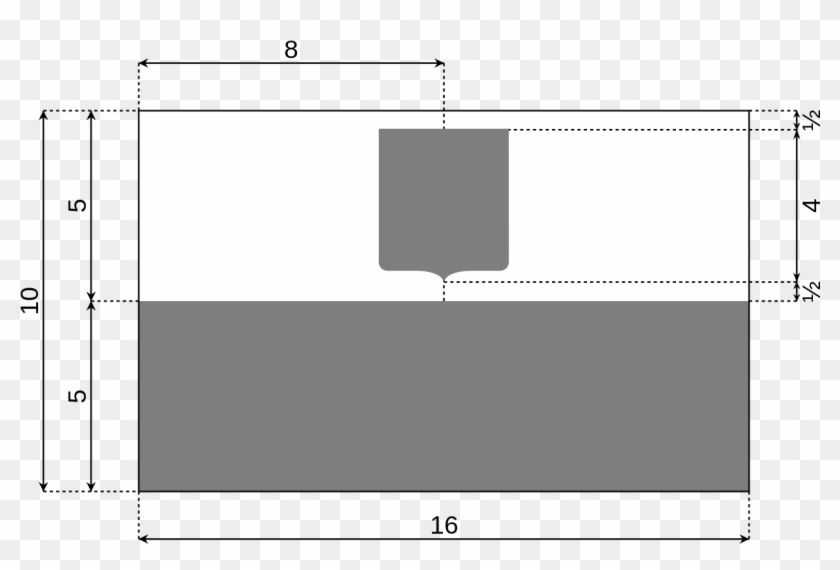 Polish Flag With Coat Of Arms Construction Sheet - Polish Flag Size Clipart