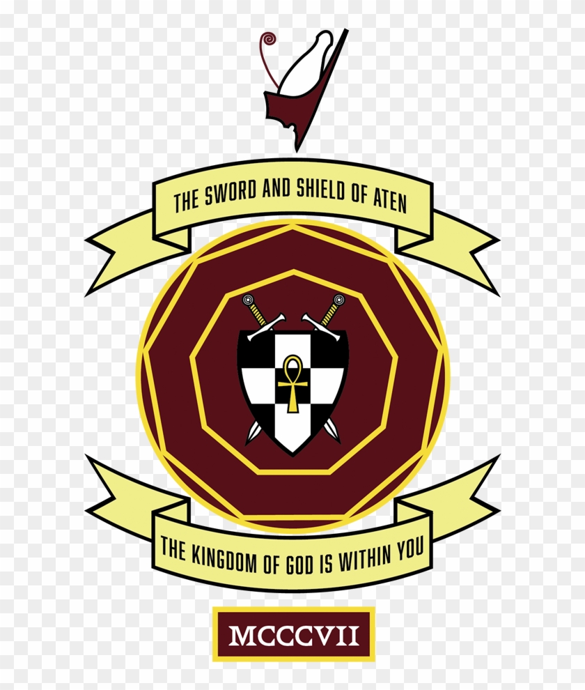 Below Are The Coats Of Arms Of The Sword And Shield - God Aten Clipart
