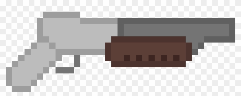 Shotgun - Pixel Art Clipart