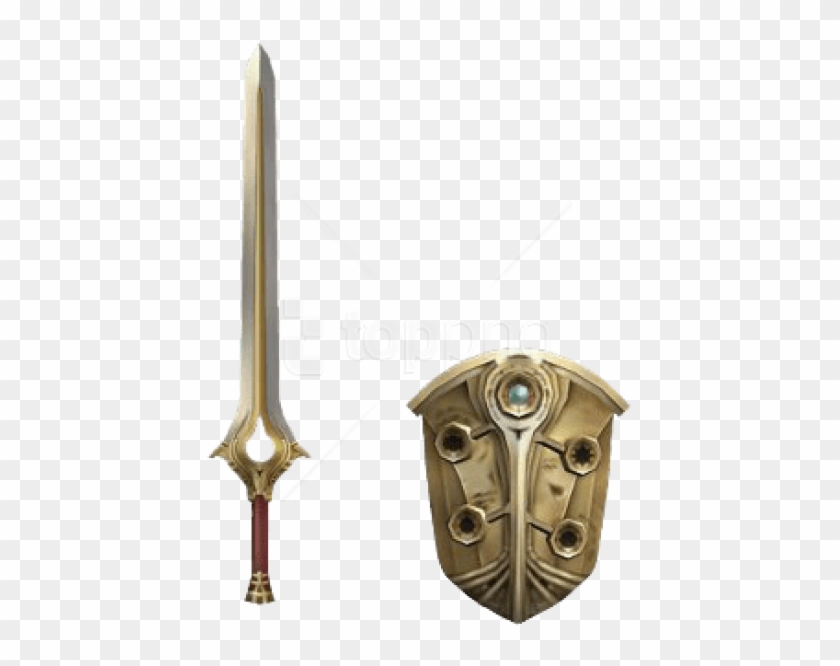 Free Png Sword And Shield Png Png Image With Transparent - Monster Hunter Frontier Sword And Shield Clipart #5217161