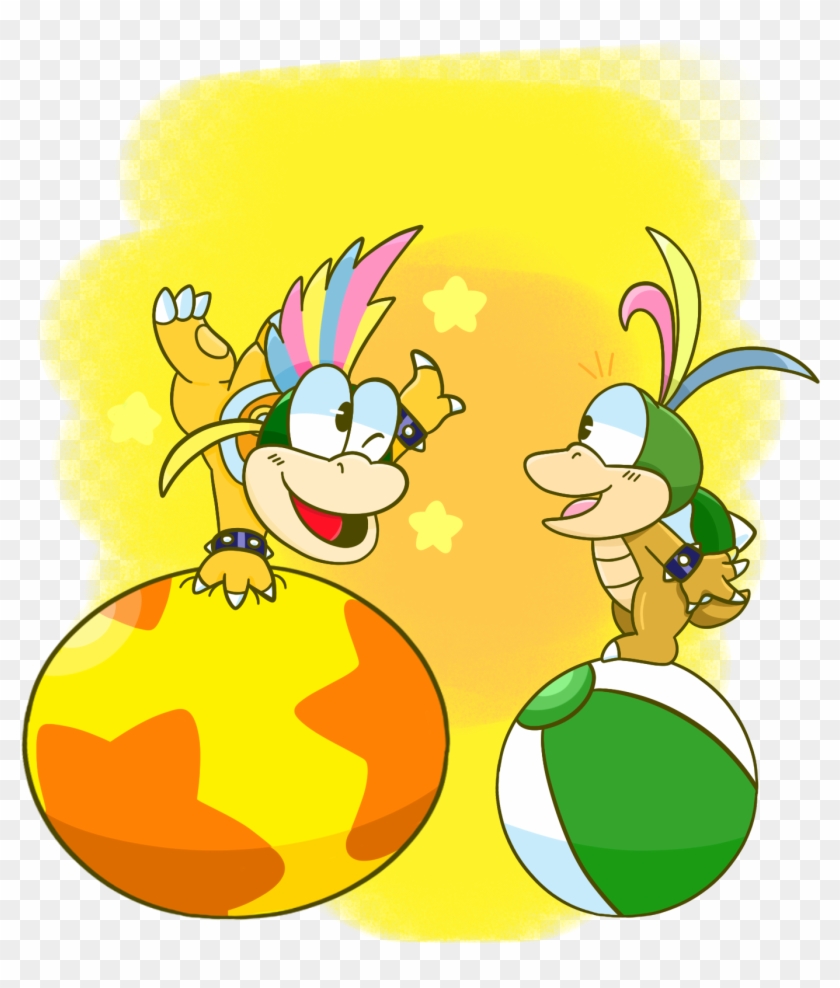 Lemmy Day-ball Bouncing Buddies - Ball Lemmy Koopa Clipart