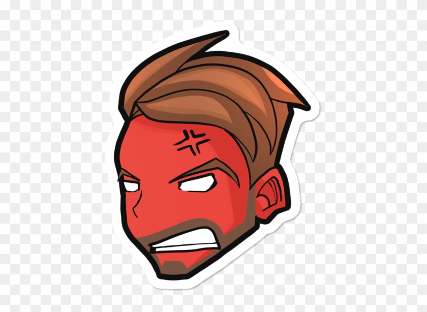 Rufflestv Angry Face - Cartoon Clipart