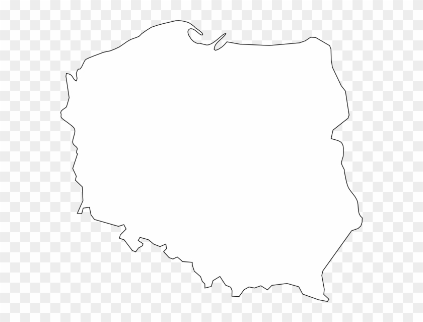 Black Line Master Polish Map Svg Clip Arts 600 X 558 - Poland Map Png Transparent Png #5217447
