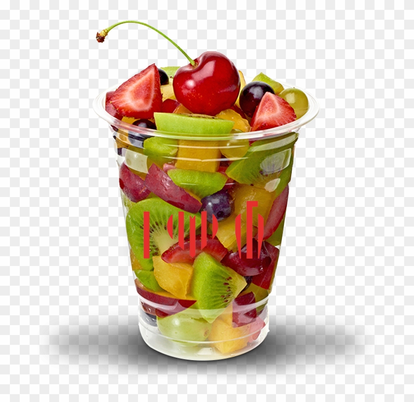 Fruit Cup Png Jpg Stock - Fruit Salad Take Away Clipart #5217549