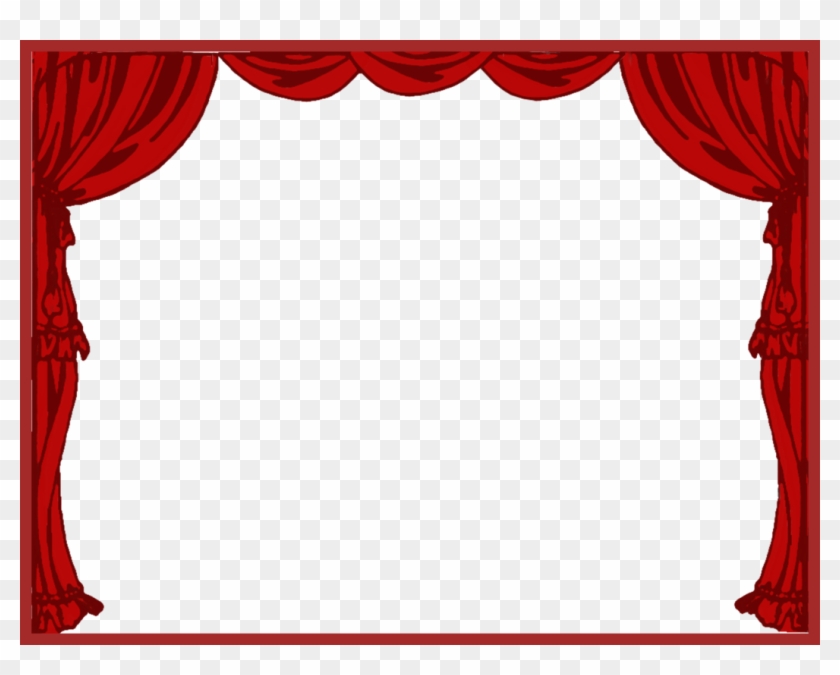 Curtain Clipart Left - Clip Art - Png Download