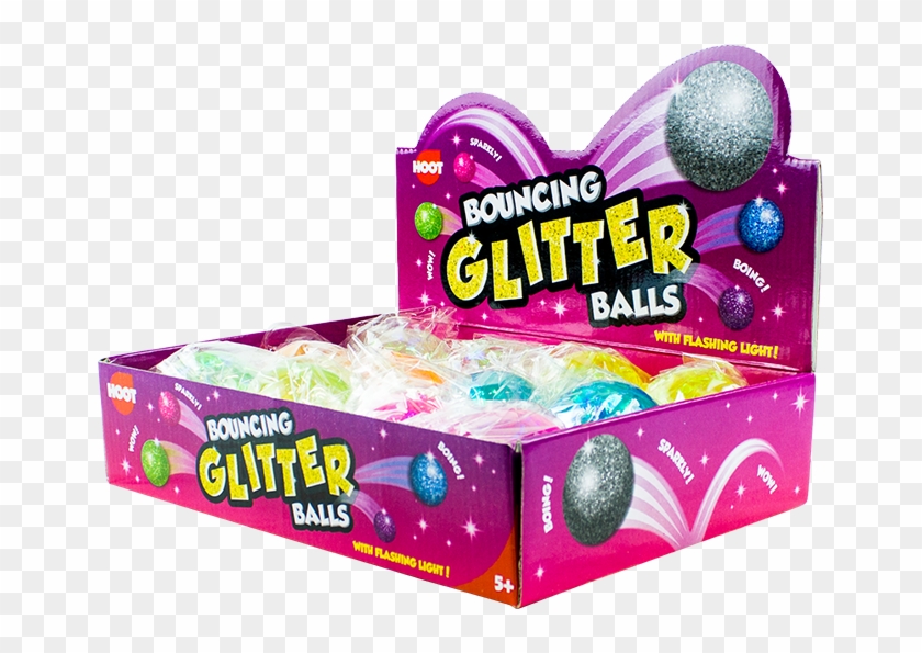Bouncing Glitter Balls - Box Clipart #5217655