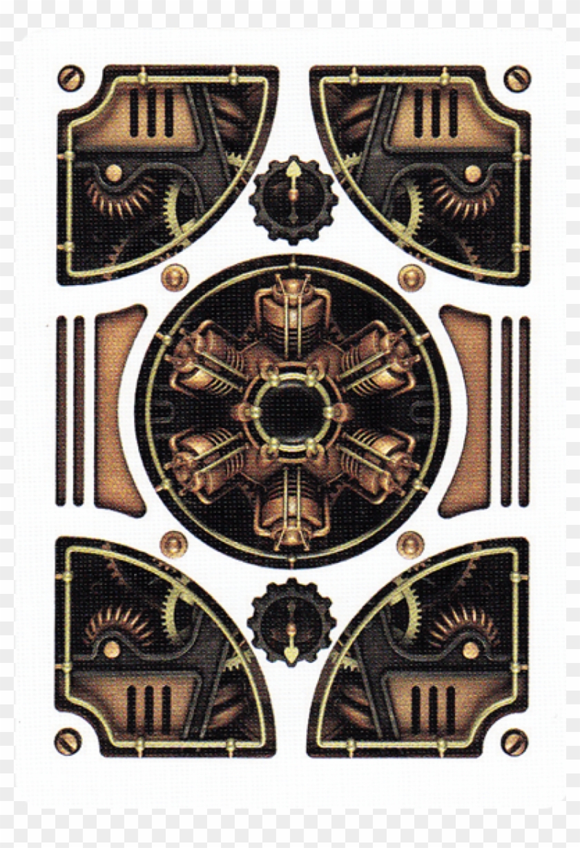 Bicycle® Steampunk Playing Cards - Bicycle Cards Steampunk Gold Clipart #5217812