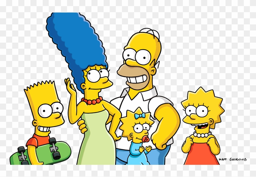 Official Site Of - Simpson Family Clipart #5218030