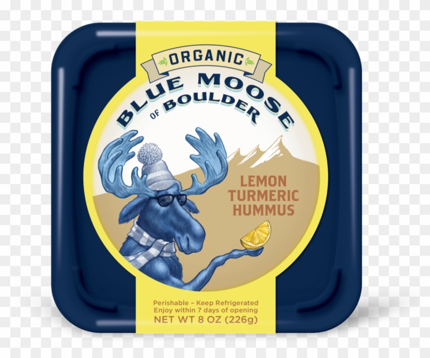 Organic Lemon Turmeric Hummus - Blue Moose Organic Hummus Clipart