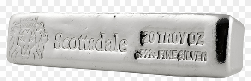 Scottsdale Mint 20oz Cast Silver Bar - Silver Clipart #5219148
