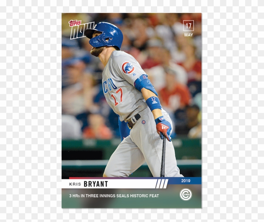 Check Out These Memorable Hits From @cubs Kris Bryant - Baseball Player Clipart