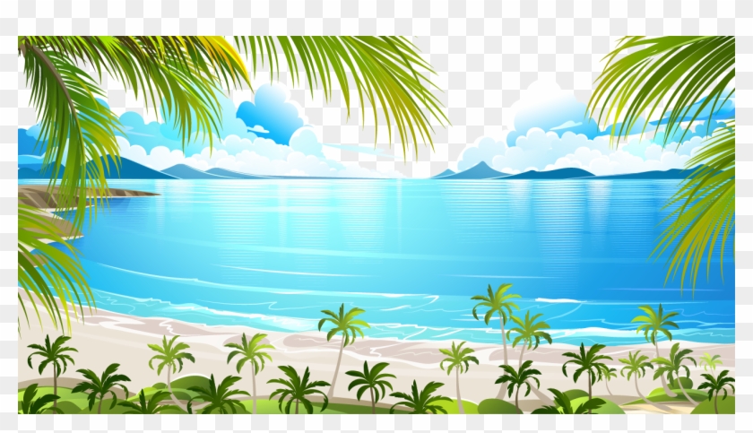 Islands Resort Euclidean - Tropical Island Vector Island Clipart #5219667