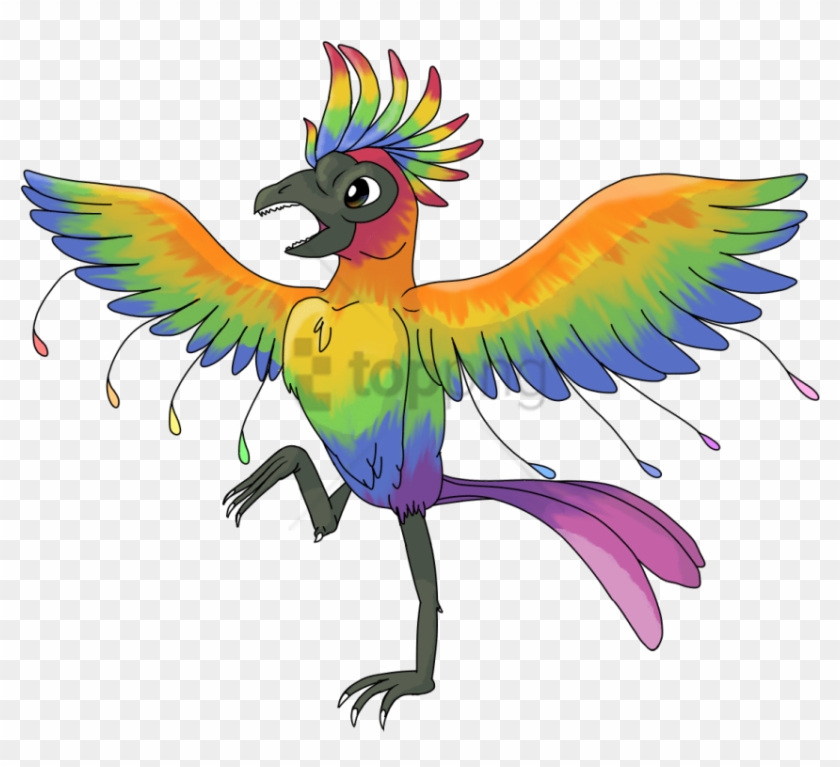 Free Png Rainbow Bird Pokemon Png Image With Transparent - Mandjtv Fakemon Clipart