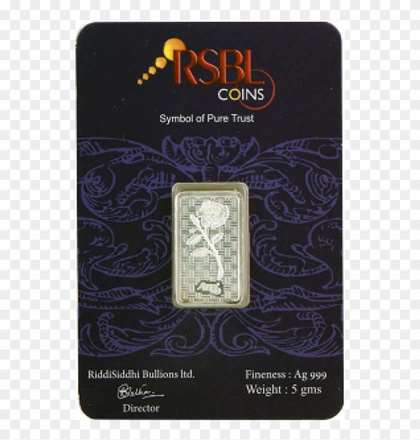 5g Silver Bar - Rsbl Silver Coin Clipart