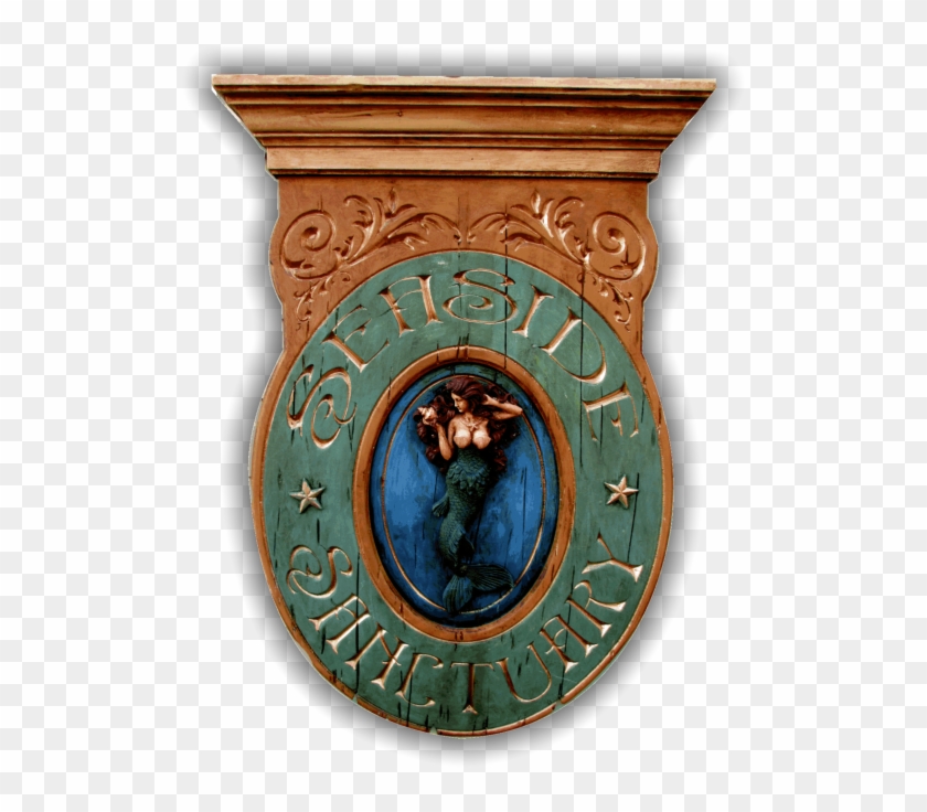 00 Interior Or Exterior* Tropical Vintage Beach House - Emblem Clipart #5219924