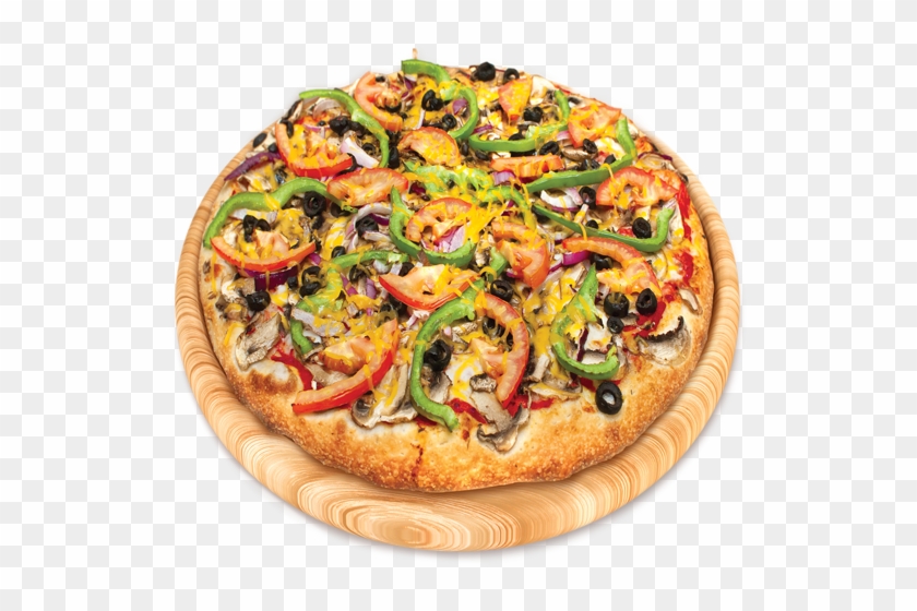 Veggie - Barbecue Chicken Tender Pizza Clipart