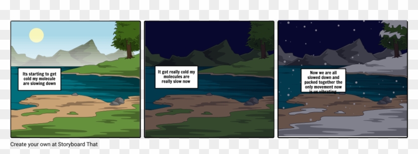 Freezing - Salmon Of Knowledge Story Board Clipart #5221014