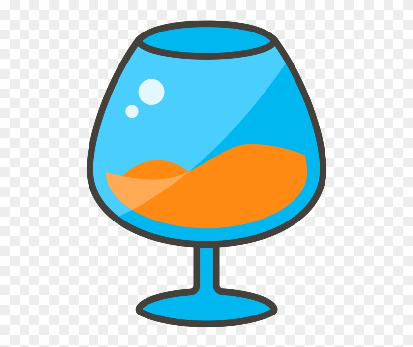 Red Wine Glass Emoji Icon Clipart #5221065