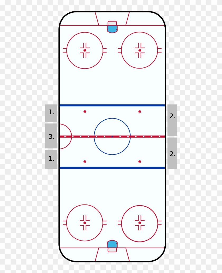 Nhl Hockey Rink - Nhl Ice Hockey Rink Clipart