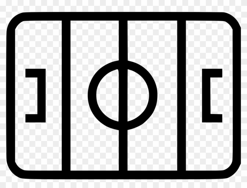Hockey Rink Comments - Soccer Field Icon Png Clipart #5221339