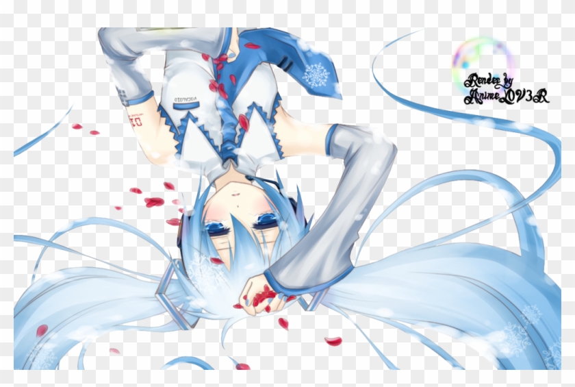 Hatsune Miku Snow Render Clipart #5221371