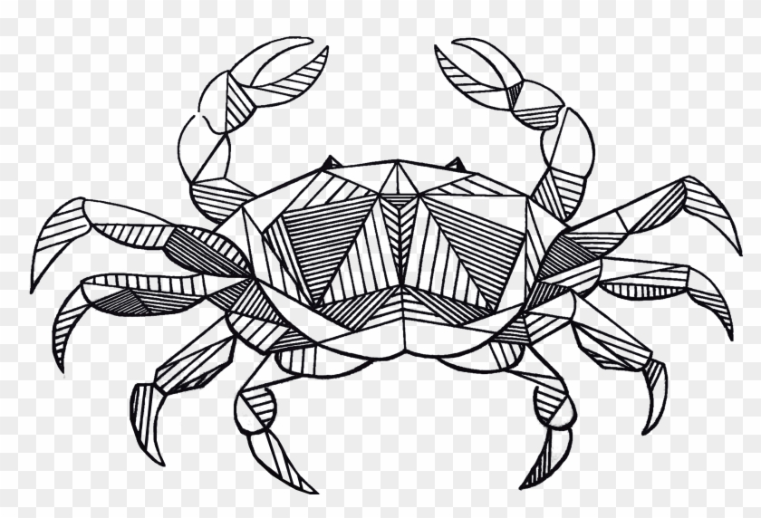 Zodiac Drawing Crab - Cangrejo Cancer Clipart #5221521