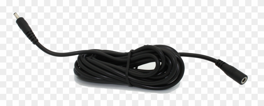 10 Foot Black Power Extension Cable - 5v Dc Power Supply Extension Cable Clipart #5221526